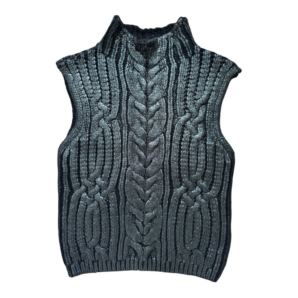 EDIT by Jason Wu Black Textured Knit Sweater Small NWOT